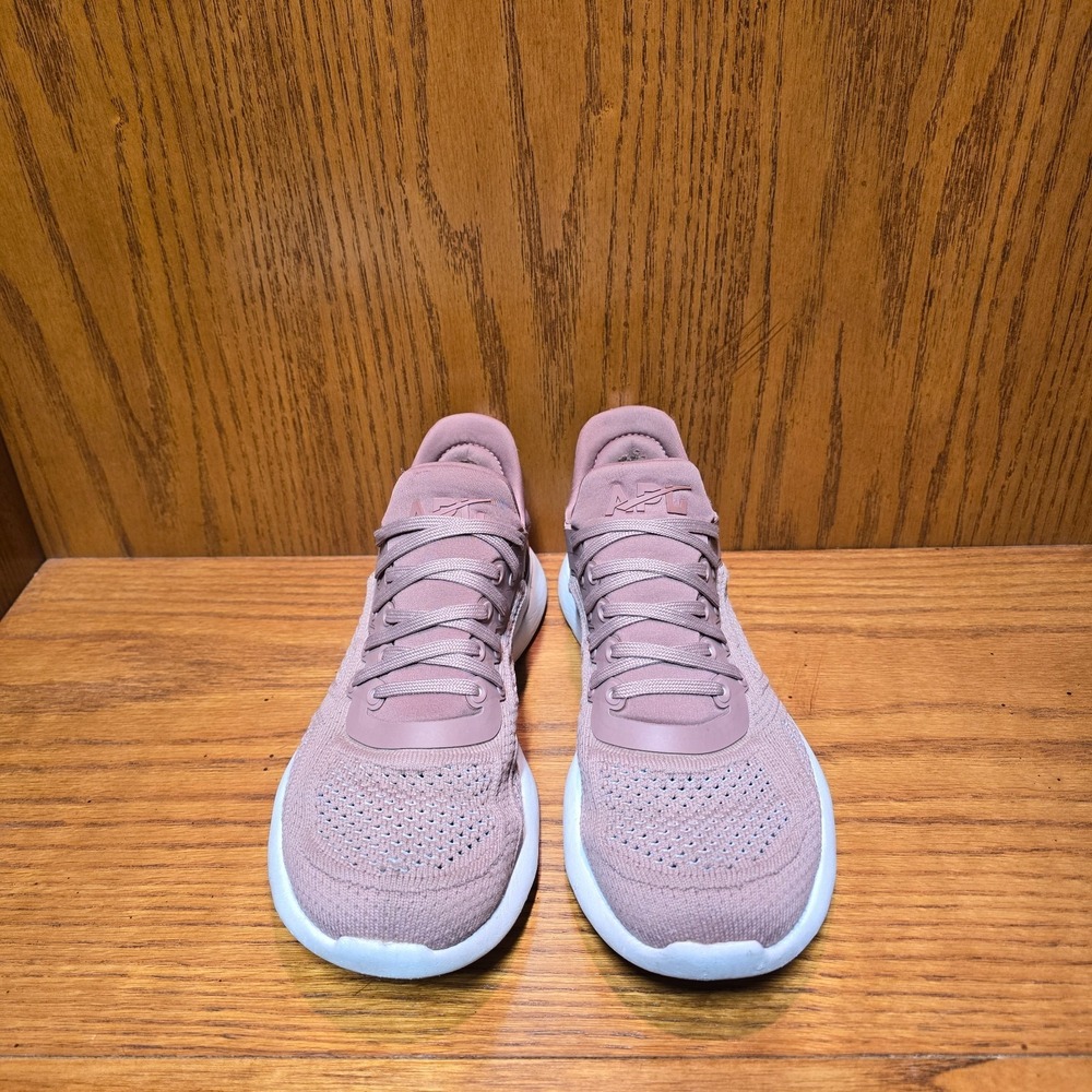 APL Womens Techloom Tracer Running Shoes Sneakers Pink Knit Lace Up Size 7 - Picture 3 of 10